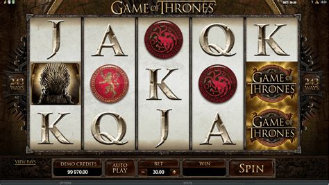 game of thrones slot machine